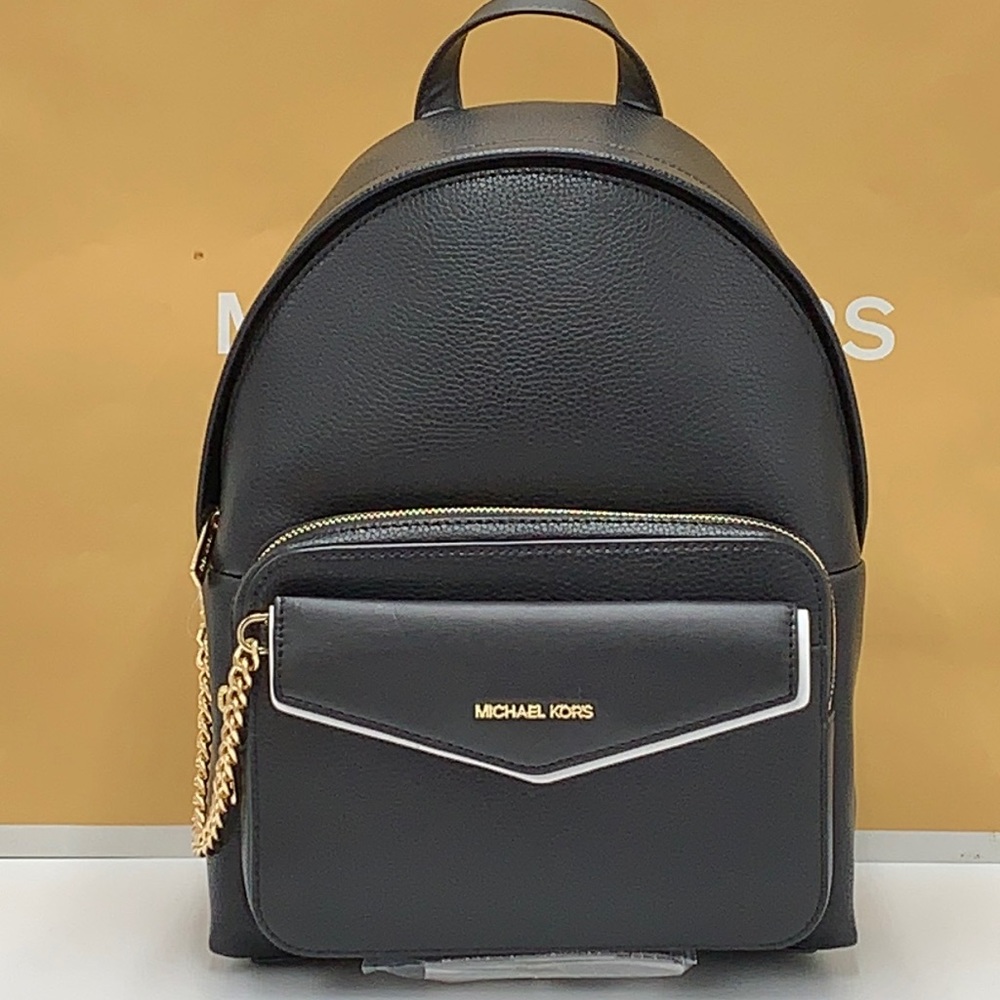 MICHAEL KORS BLACK COLOR 
Maisie Medium Pebbled Leather 2-in-1 Backpack - Picture 3 of 16